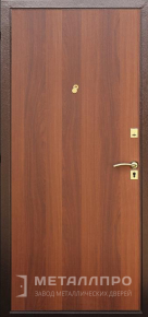 Дверь металлическая «Порошок №56» с внутренней стороны Ламинат