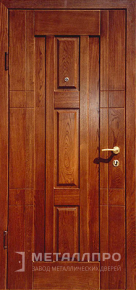 Дверь металлическая «Массив дуба №11» с внутренней стороны Массив дуба