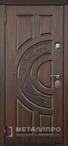 Дверь металлическая «Массив дуба №9» с внутренней стороны Массив дуба