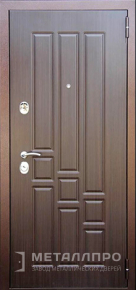 Дверь металлическая «МДФ №13» с внешней стороны МДФ ПВХ