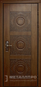 Дверь металлическая «Массив дуба №2» с внешней стороны Массив дуба