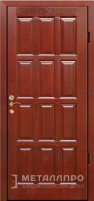 Дверь металлическая «МДФ №145» с внешней стороны МДФ ПВХ