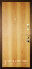 Дверь металлическая «Порошок №50» с внутренней стороны Ламинат
