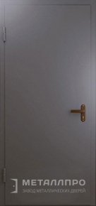 Дверь металлическая «Техническая дверь №2» с внутренней стороны Нитроэмаль