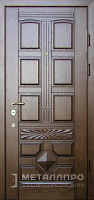 Дверь металлическая «Массив дуба №6» с внешней стороны Массив дуба