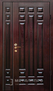 Дверь металлическая «Парадная дверь №393» с внешней стороны Массив дуба