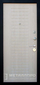 Фото внутренней стороны двери «МеталлПро МДФ №329» с отделкой МДФ ПВХ