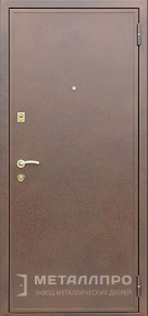 Дверь металлическая «Порошок №2» с внешней стороны Порошковое напыление