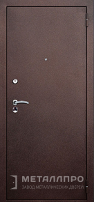 Дверь металлическая «Порошок №6» с внешней стороны Порошковое напыление