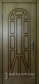 Дверь металлическая «Винилискожа №6» с внутренней стороны МДФ Шпон