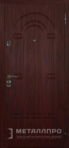 Фото внешней стороны двери «МеталлПро МДФ №335» с отделкой МДФ ПВХ