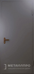 Дверь металлическая «Техническая дверь №2» с внешней стороны Нитроэмаль