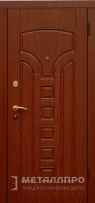 Дверь металлическая «МДФ №350» с внешней стороны МДФ ПВХ