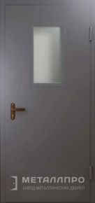 Дверь металлическая «Техническая дверь №4» с внешней стороны Нитроэмаль