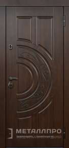 Фото №1 «Филенчатая дверь МДФ в коттедж цвета венге»