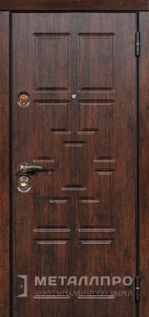 Дверь металлическая «МДФ №21» с отделкой  с внешней стороны