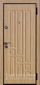 Дверь металлическая «С зеркалом №7» с внешней стороны МДФ ПВХ