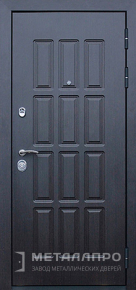Дверь металлическая «МДФ №83» с внешней стороны МДФ ПВХ