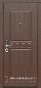 Дверь металлическая «МДФ №149» с внешней стороны МДФ ПВХ