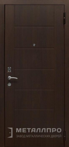 Дверь металлическая «МДФ №353» с внешней стороны МДФ ПВХ