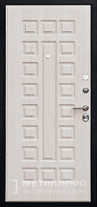 Фото внутренней стороны двери «МеталлПро МДФ №366» с отделкой МДФ ПВХ