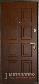 Фото внутренней стороны двери «МеталлПро МДФ №333» с отделкой МДФ ПВХ