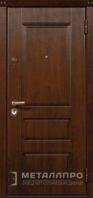 Дверь металлическая «МДФ №60» с внешней стороны МДФ ПВХ
