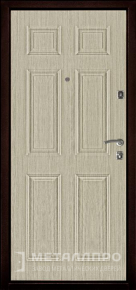 Дверь металлическая «МДФ №357» с внутренней стороны МДФ ПВХ