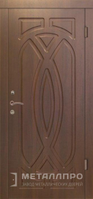 Дверь металлическая «МДФ №179» с внешней стороны МДФ ПВХ
