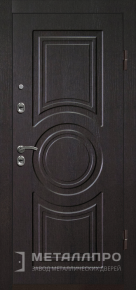 Дверь металлическая «С зеркалом №63» с внешней стороны МДФ ПВХ