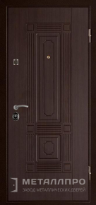 Дверь металлическая «МДФ №303» с внешней стороны МДФ ПВХ