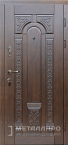 Дверь металлическая «Массив дуба №1» с внешней стороны Массив дуба