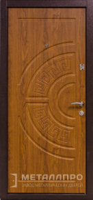 Фото внутренней стороны двери «МеталлПро МДФ №360» с отделкой МДФ ПВХ