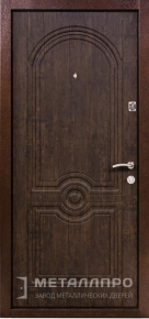 Фото №2 «Коричневая дверь в квартиру с панелями МДФ ПВХ №361»
