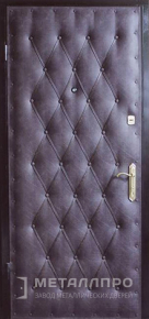 Дверь металлическая «Винилискожа №3» с внутренней стороны Винилискожа