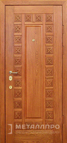 Дверь металлическая «Массив дуба №10» с внешней стороны Массив дуба