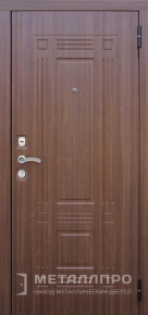 Дверь металлическая «МДФ №354» с внешней стороны МДФ ПВХ