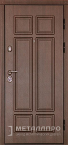 Дверь металлическая «МДФ №395» с внешней стороны МДФ ПВХ