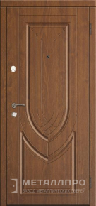 Дверь металлическая «МДФ №176» с внешней стороны МДФ ПВХ