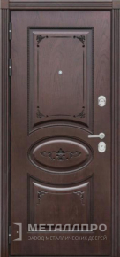 Дверь металлическая «МДФ №379» с внутренней стороны МДФ ПВХ