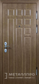Дверь металлическая «МДФ №55» с внешней стороны МДФ ПВХ