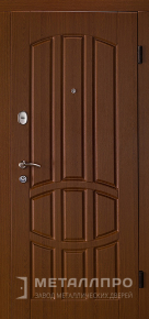 Дверь металлическая «МДФ №399» с внешней стороны МДФ ПВХ