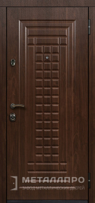 Фото №1 «Входная дверь с МДФ накладкой и зеркалом»