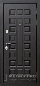 Фото внешней стороны двери «МеталлПро МДФ №327» с отделкой МДФ ПВХ