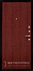 Дверь металлическая «Порошок №64» с внутренней стороны Ламинат