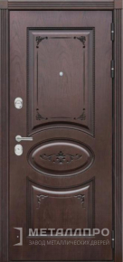 Фото внешней стороны двери «МеталлПро МДФ №368» с отделкой МДФ ПВХ