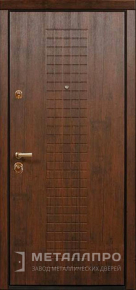 Дверь металлическая «МДФ №43» с внешней стороны МДФ ПВХ