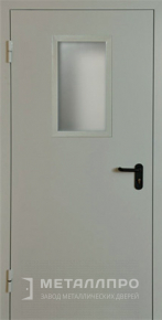Дверь металлическая «Противопожарная №2» с внутренней стороны Нитроэмаль