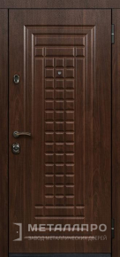 Фото внешней стороны двери «МеталлПро МДФ №337» с отделкой МДФ ПВХ