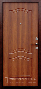 Фото внутренней стороны двери «МеталлПро МДФ №349» с отделкой МДФ ПВХ